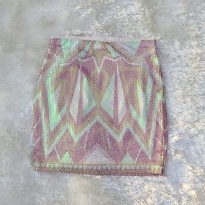 Mini Sequin Skirt